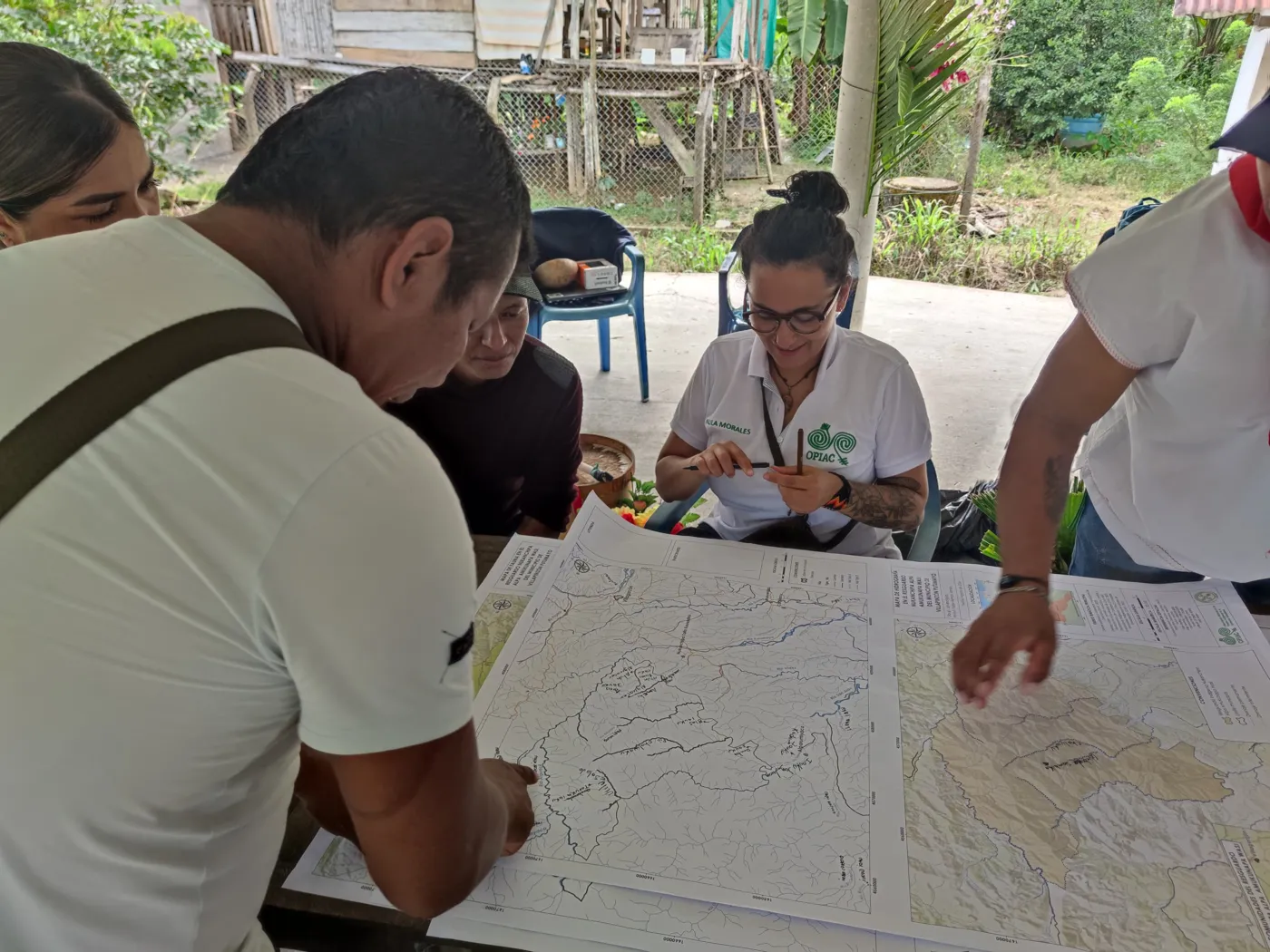 Trabajo sobre los mapas del territorio, 17 de octubre de 2026.