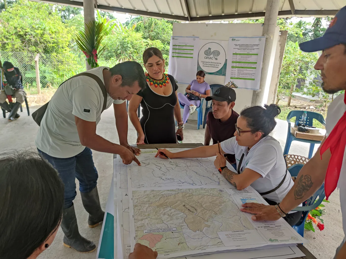 Trabajo sobre los mapas del territorio, 17 de octubre de 2026.