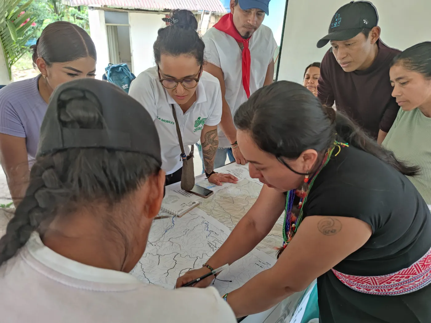 Trabajo sobre los mapas del territorio, 17 de octubre de 2026.